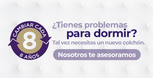 ¿Tienes problemas para dormir? tal vez necesitas un nuevo colchón.